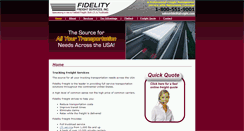 Desktop Screenshot of fidelityfreight.com